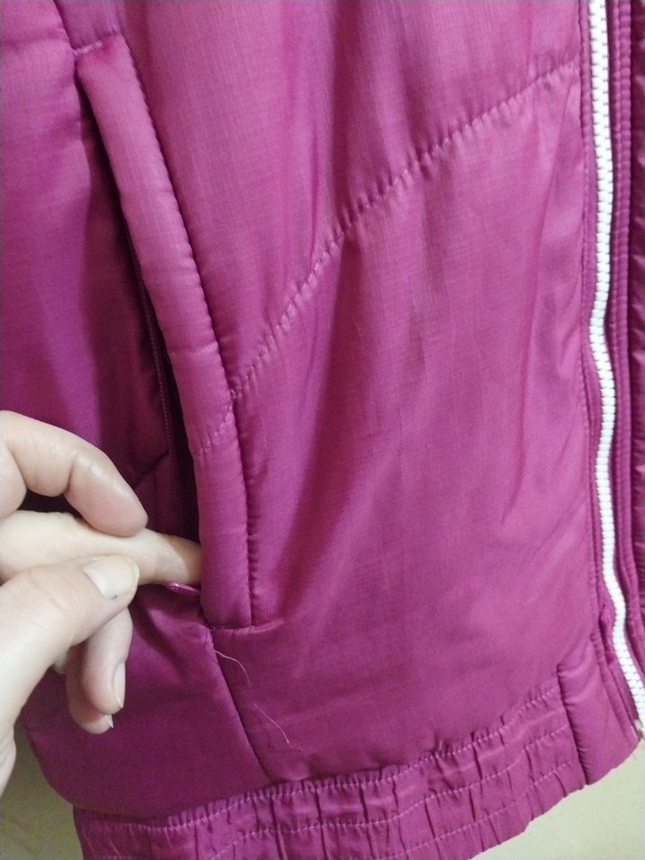 Mor Kadın Spor Kışlık Fermuarlı Ceket - Görsel 4