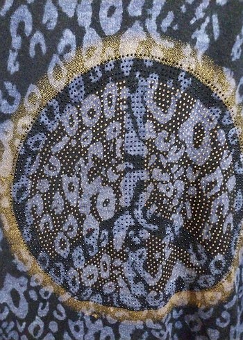 WHİP Design leopar taşlı bluz - Görsel 4