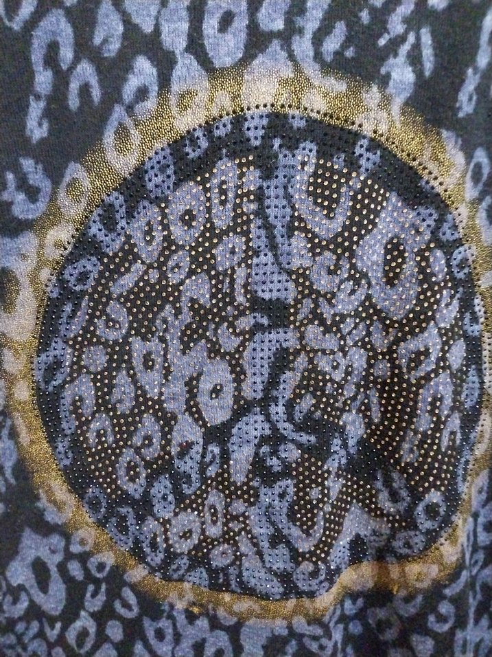 WHİP Design leopar taşlı bluz - Görsel 4