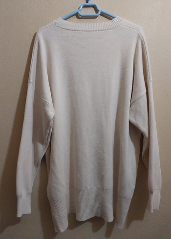 Oversize düğme detaylı kazak - Görsel 6