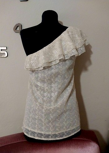 TWİST güpür bluz - Görsel 3