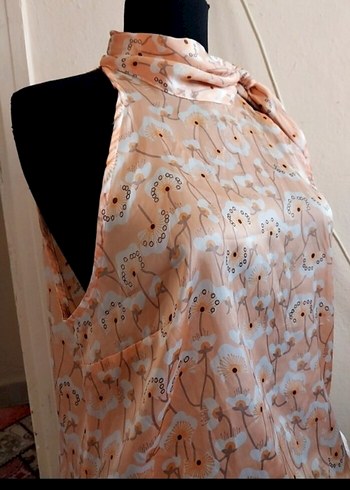 American Vintage Y2k bohem saten bluz