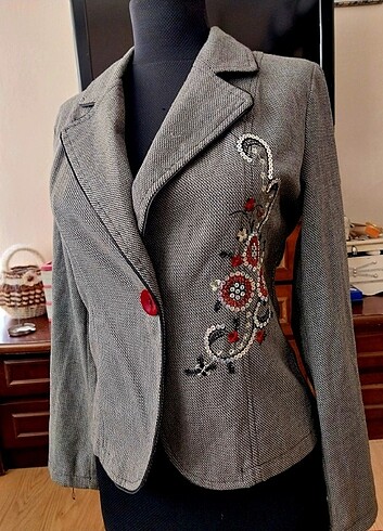 y2k Vintage pullu ceket