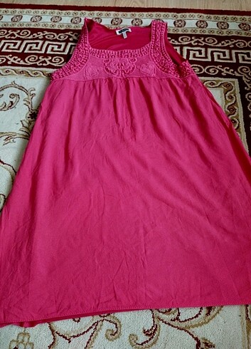 l Beden Cream&Rouge fuşya elbise 