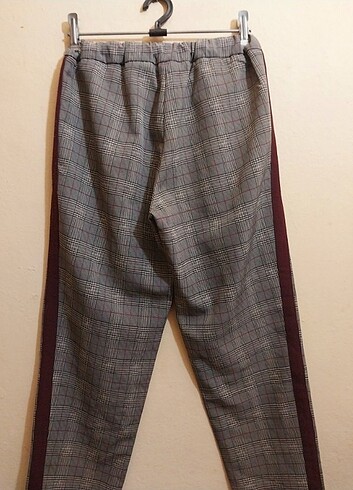 Pull&Bear ekoseli pantolon - Görsel 4