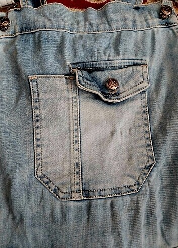 Vintage  kot salopet - Görsel 4