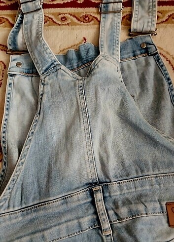 Vintage  kot salopet - Görsel 5