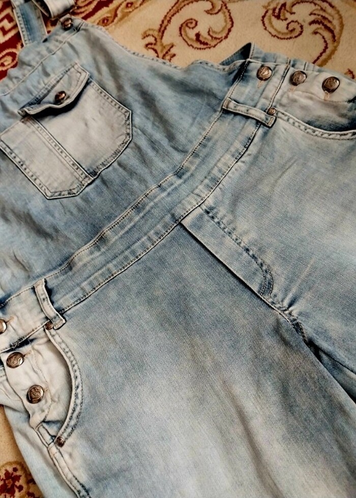 Vintage  kot salopet - Görsel 3