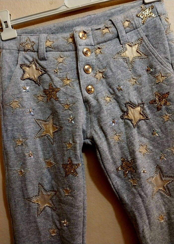 Gotik taşlı pantolon  - Görsel 3