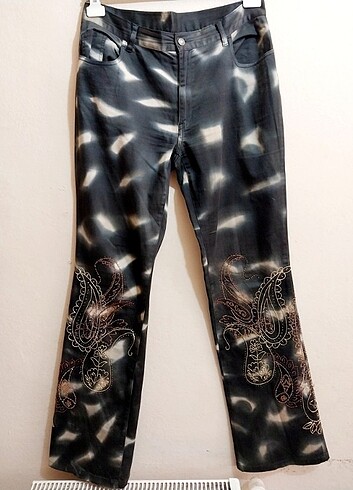 American Vintage Y2k Anchelli Dentels taşlı pantolon