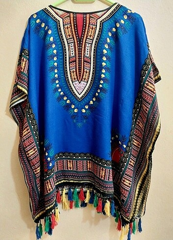 universal Beden mavi Renk Otantik vintage bluz