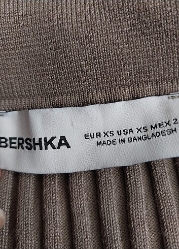 xs Beden camel Renk Bershka triko bluz
