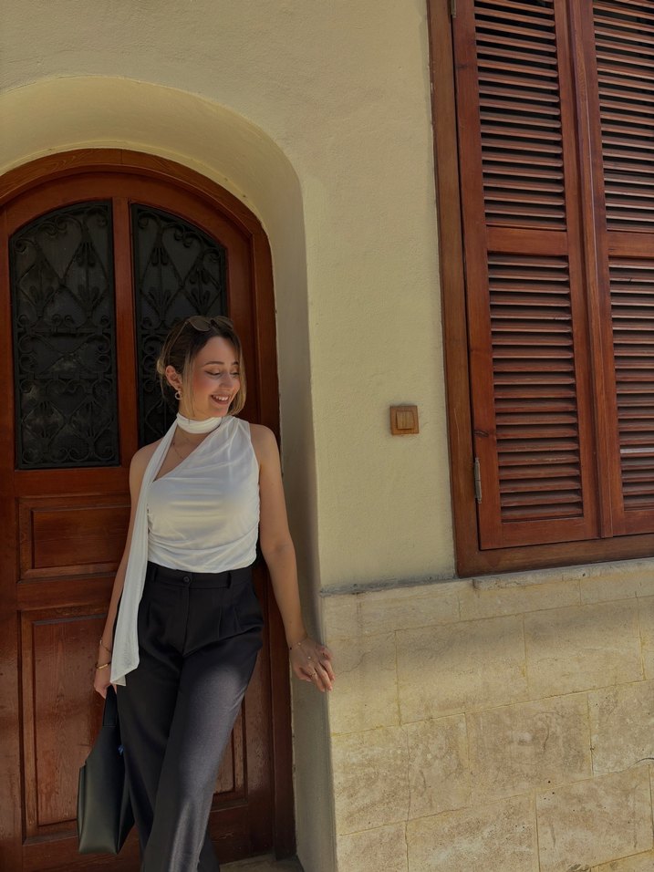 siyah trendyolmilla kumaş pantolon - Görsel 3