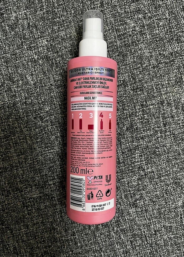 Elidor Sıvı Saç Kremi - Görsel 2