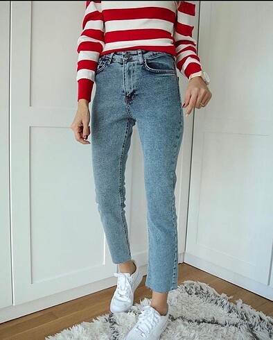 Kesik paça jean