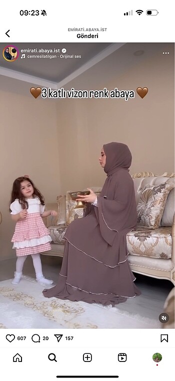 s Beden Emirates marka abaya