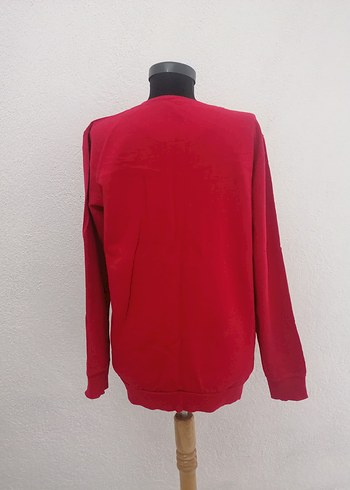 Diğer Renkli Baskılı Kırmızı Adidas Sweatshirt