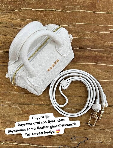 Vakko Vakko beyaz + toz torbası