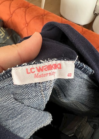 LC Waikiki Mavi Denim Hamile Pantolonu, Rahat Kesim, Normal Boy