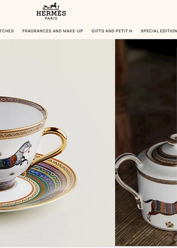 Hermes At Desenli 2'li Fincan Takımı - Görsel 8