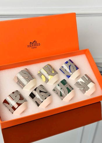 Hermès Çok Renkli Kadın Manşet Düğmeleri