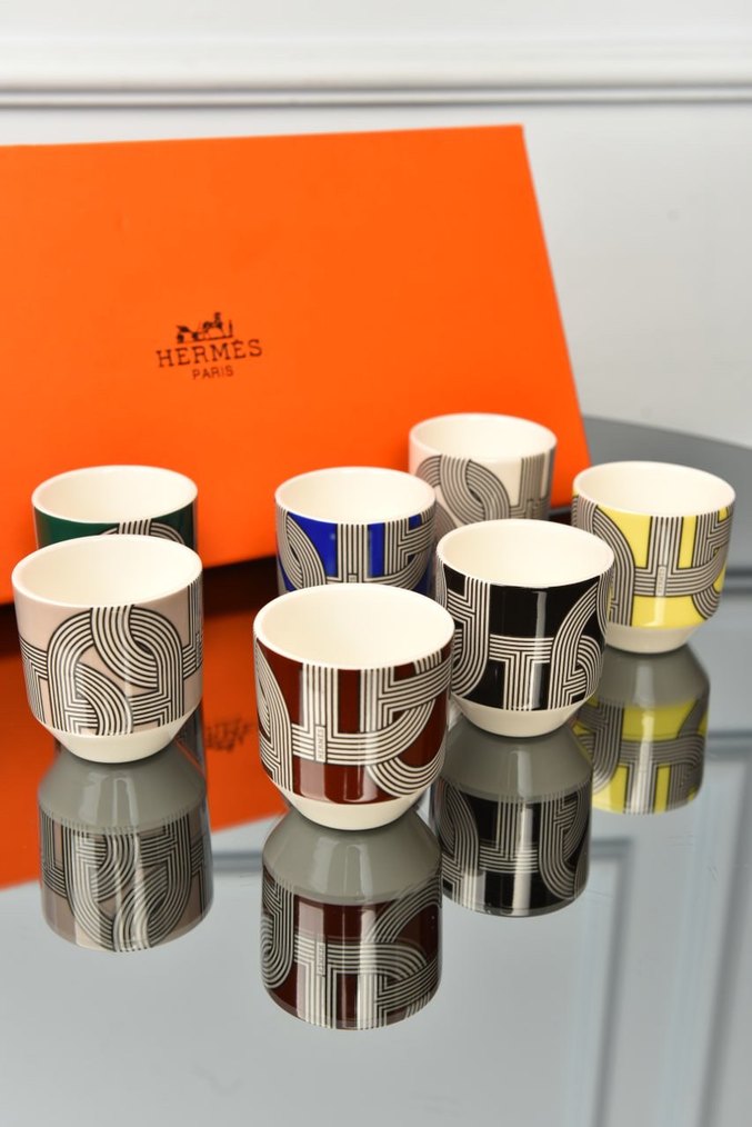 Hermès Çok Renkli Kadın Manşet Düğmeleri - Görsel 3