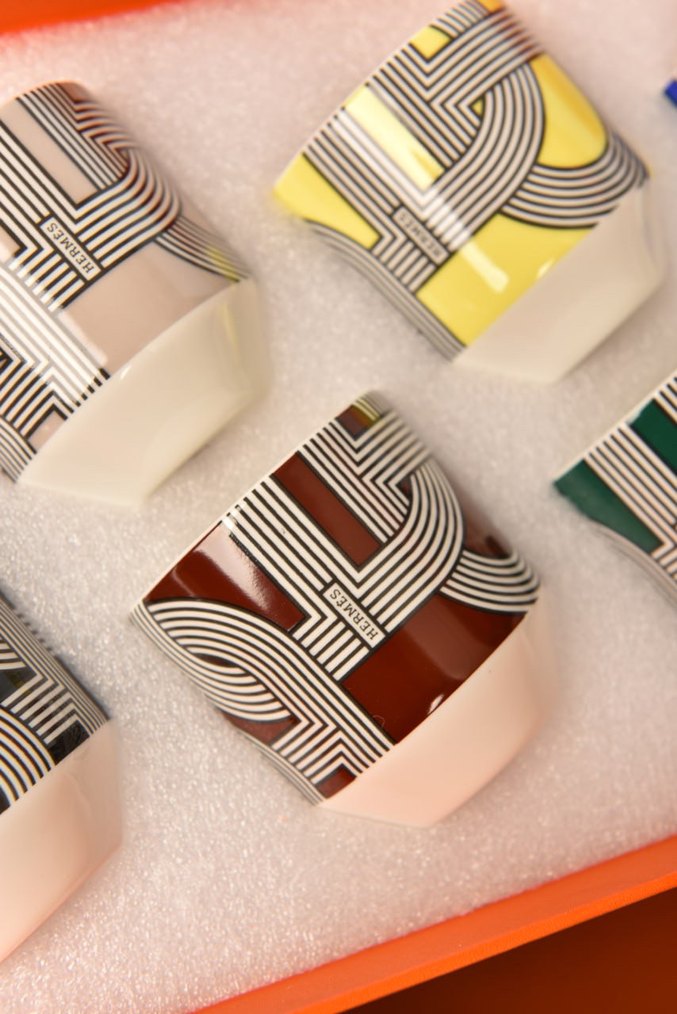 Hermès Çok Renkli Kadın Manşet Düğmeleri - Görsel 2