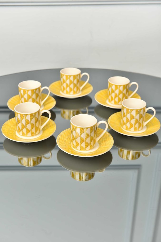 Hermes 6 lı fincan seti - Görsel 2