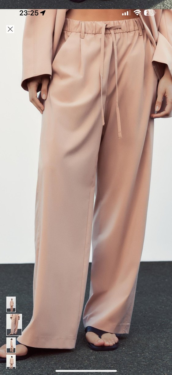 Somon rengi Kadın Midi Blazer Ceket - Görsel 2