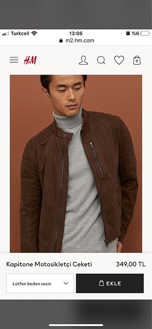 H&m sürt ceket