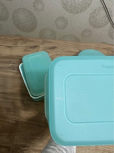  Beden turkuaz Renk Tupperware su set