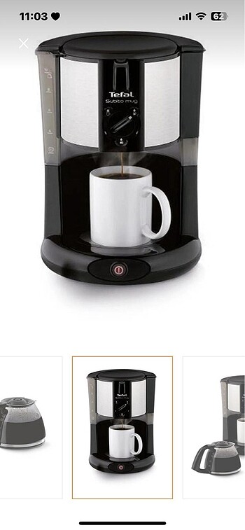 Tefal filtre kahve makinesi