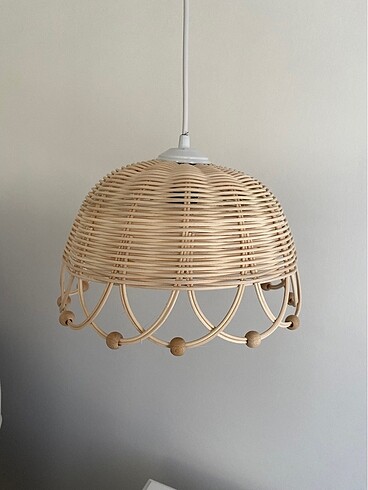 Rattan avize