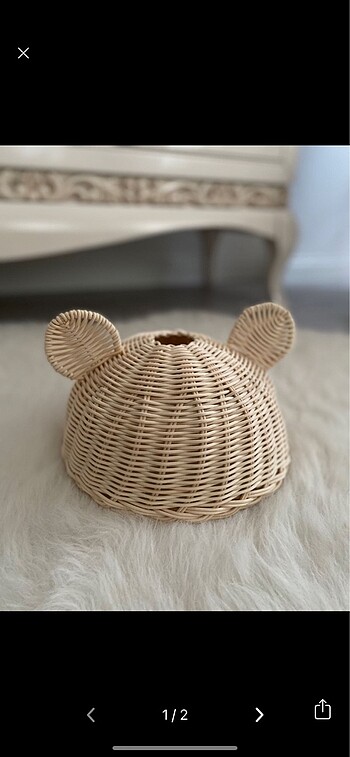 Rattan avize