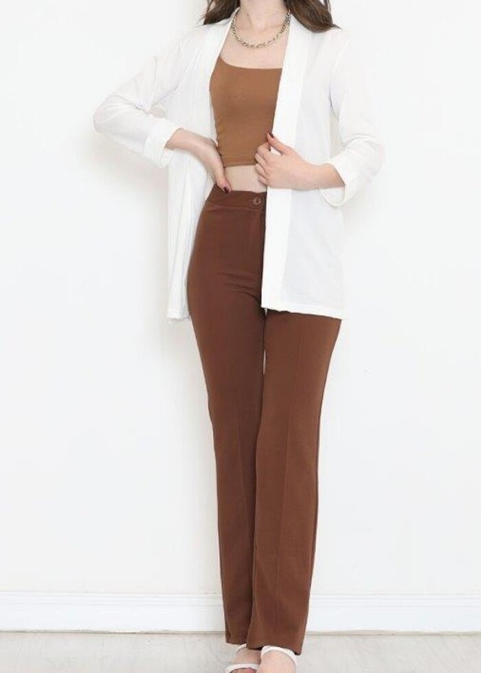 Beyaz spor ceket - Görsel 2