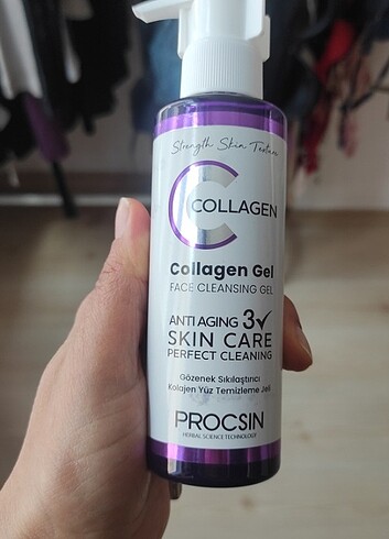 Procain Kollagen etkili yüz yıkama jeli ve serum bir arada