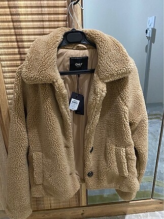 Vero moda peluş kaban mont