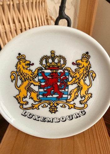 Bordo Baskılı Lüksemburg Tabak - Görsel 2