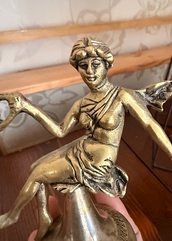 Melek figürlü Pirinç Malzeme Obje - Görsel 2