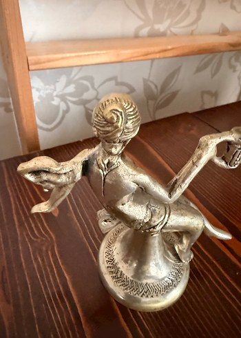 Melek figürlü Pirinç Malzeme Obje - Görsel 3