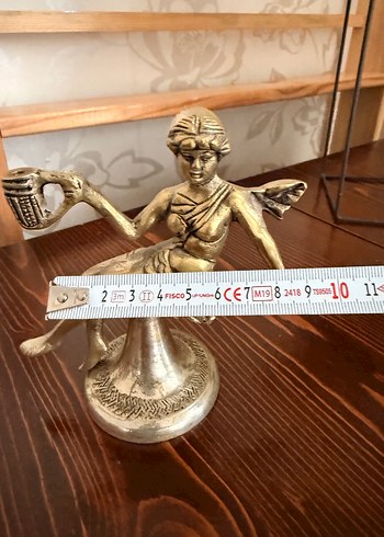 Melek figürlü Pirinç Malzeme Obje - Görsel 5