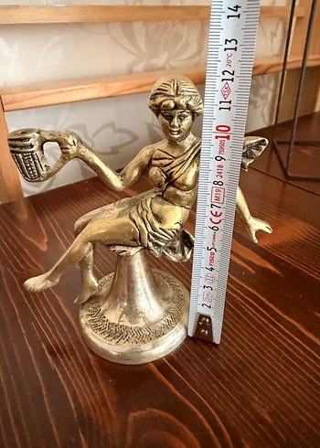 Melek figürlü Pirinç Malzeme Obje - Görsel 4