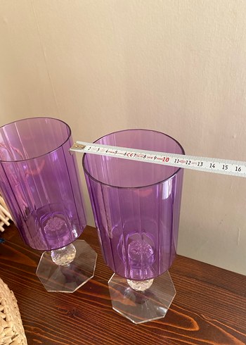 Mor Ayaklı İkili  mumluk - Görsel 7