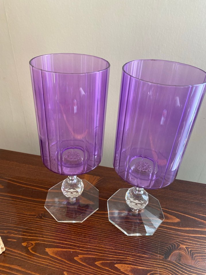 Mor Ayaklı İkili  mumluk - Görsel 3