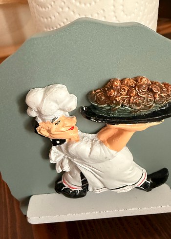 Şef Figürlü Kağıt Havlu Tutucu - Görsel 2