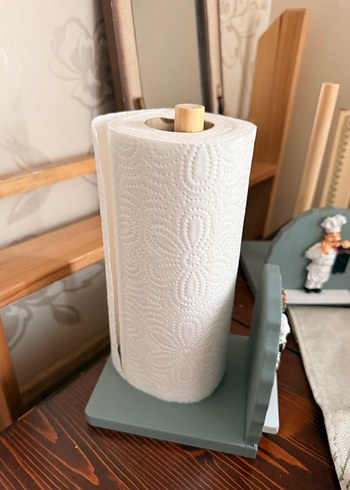 Beyaz Aşçı Figürlü Dekoratif Obje Kağıt Habluluk - Görsel 3