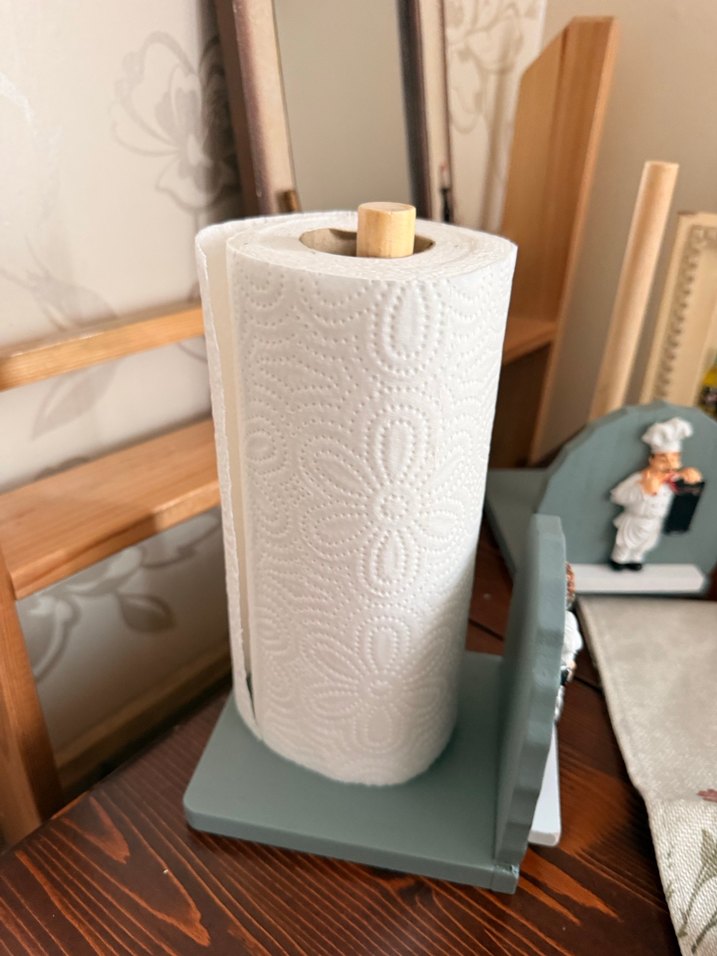 Beyaz Aşçı Figürlü Dekoratif Obje Kağıt Habluluk - Görsel 3