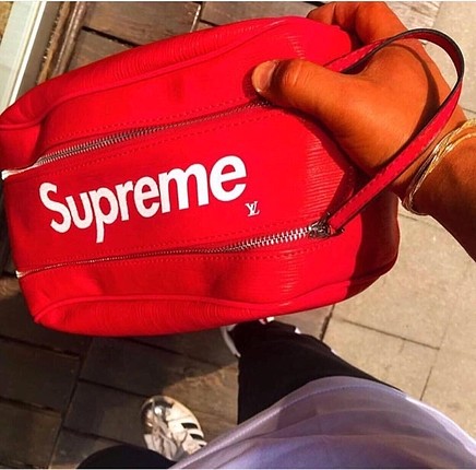 Supreme kırmızı el çantası