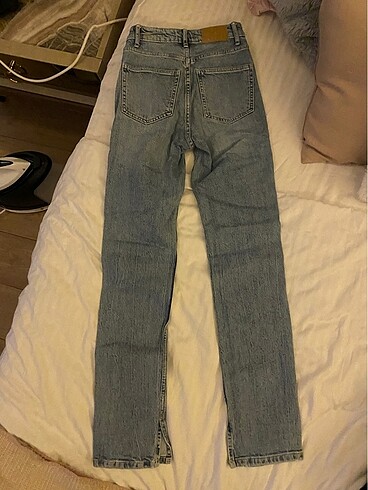 xs Beden mavi Renk Yüksek bel jean