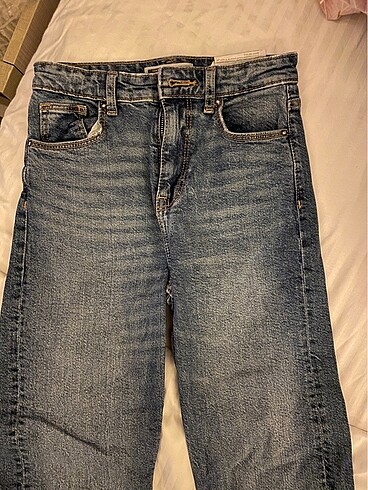 Bershka Düz paça pantolon